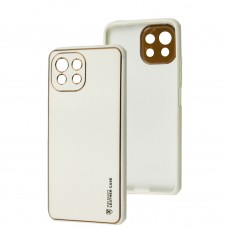 Чехол для Xiaomi Mi 11 Lite Leather Xshield white