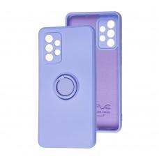 Чехол для Samsung Galaxy A52 WAVE Color Ring фиолетовый / light purple