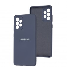 Чехол для Samsung Galaxy A72 Full camera lavander gray