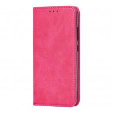 Чехол книжка для Xiaomi Redmi 6 Black magnet розовый