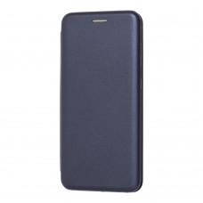 Чехол книжка Premium для Samsung Galaxy A20 / A30 темно-синий