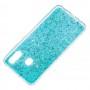 Чехол для Samsung Galaxy A20 / A30 конфети голубой