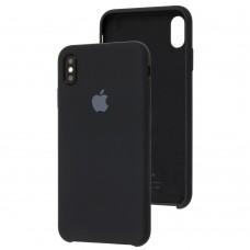 Чехол silicone для iPhone Xs Max case черный