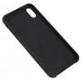 Чохол silicone для iPhone Xs Max case чорний