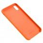 Чохол silicone для iPhone Xs Max case apricote