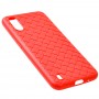 Чехол для Samsung Galaxy A01 (A015) Weaving красный