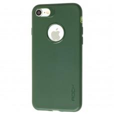 Чехол Rock для iPhone 7 / 8 с Лого soft матовый зеленый