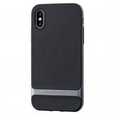 Чехол Rock Royce для iPhone X / Xs черно-серый