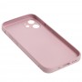 Чехол для iPhone 12 mini glass LV розовый