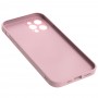 Чохол для iPhone 12 Pro glass LV рожевий
