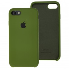 Чехол Silicone для iPhone 7 / 8 / SE20 case army green 