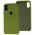 Чехол Silicone для iPhone X / Xs case army green