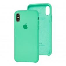 Чохол Silicone для iPhone X / Xs Premium case spearmint