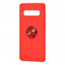 Чехол для Samsung Galaxy S10 (G973) Summer ColorRing красный