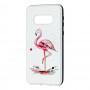 Чехол для Samsung Galaxy S10e (G970) Fashion mix фламинго