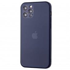 Чохол для iPhone 12 Pro Matt glass синій
