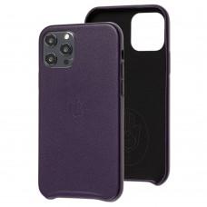 Чохол для iPhone 12 Pro Max Leather Ahimsa фіолетовий