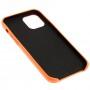 Чохол для iPhone 12 / 12 Pro Leather Ahimsa помаранчевий