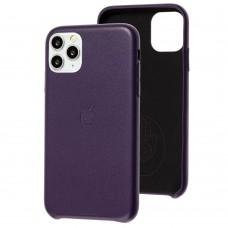 Чохол для iPhone 11 Pro Max Leather Ahimsa фіолетовий