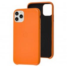 Чохол для iPhone 11 Pro Max Leather Ahimsa помаранчевий