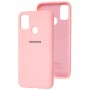 Чохол для Samsung Galaxy M21 / M30s Silicone Full світло-рожевий