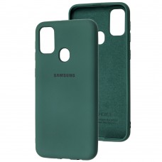 Чехол для Samsung Galaxy M21 / M30s Silicone Full сосновый зеленый 