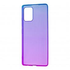 Чехол для Samsung Galaxy S10 Lite (G770) Gradient Design сине-розовый