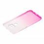 Чехол для Xiaomi Redmi Note 9 Gradient Design бело-розовый