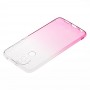 Чехол для Xiaomi Redmi Note 9 Gradient Design бело-розовый