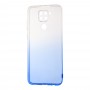 Чохол для Xiaomi Redmi Note 9 Gradient Design біло-блакитний