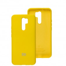Чехол для Xiaomi Redmi 9 Silicone Full желтый