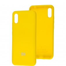 Чохол для Xiaomi Redmi 9A Silicone Full жовтий