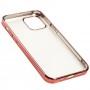 Чохол для iPhone 12 / 12 Pro Glossy edging рожево-золотистий