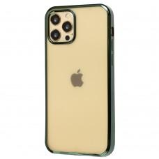 Чохол для iPhone 12/12 Pro Glossy edging темно-зелений