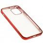 Чехол для iPhone 12 / 12 Pro Glossy edging красный