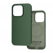 Чохол для iPhone 15 Pro Proove Silicone with MagSafe cypress