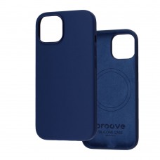 Чохол для iPhone 14 Pro Proove Silicone with MagSafe storm blue