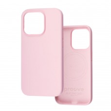 Чохол для iPhone 14 Pro Proove Silicone with MagSafe light pink