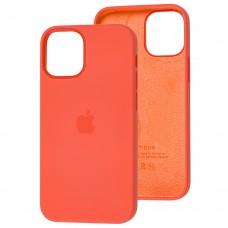 Чехол для iPhone 12 mini Full Silicone case pink citrus