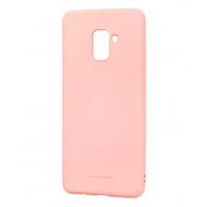 Чохол для Samsung Galaxy A8+ 2018 (A730) Molan Cano Jelly рожевий