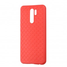 Чохол для Xiaomi Redmi 9 Weaving case червоний