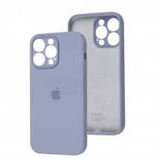 Чехол для iPhone 14 Pro Max Square Full camera lavender gray