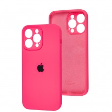 Чохол для iPhone 14 Pro Max Square Full camera hot pink