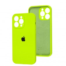 Чехол для iPhone 14 Pro Max Square Full camera neon green