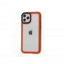 Чехол для iPhone 11 Pro Metal Buttons красный