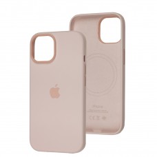 Чехол для iPhone 15 MagSafe Silicone Full Size light pink