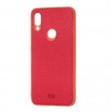 Чехол для Xiaomi Redmi 7 Carbon New красный