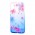 Чехол для Xiaomi Redmi 6 Pro / Mi A2 Lite Glamour ambre синий "цветы"