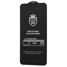 Защитное 6D стекло для Xiaomi Redmi 9T / Poco M3 черное (OEM)