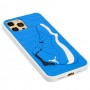 Чехол для iPhone 12 / 12 Pro Sneakers Brand jordan синий / белый